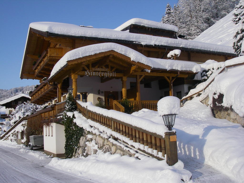Berggasthof Hintergfoell Unken Εξωτερικό φωτογραφία